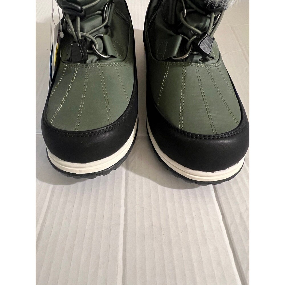 Weatherproof Green Black Faux Fur Snow Boots Women’s Size 9 – Waterproof Winter - Picture 8 of 9